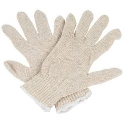 TheBBQHQ Cotton Work Gloves (Pack Of 3)