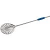 GI Metal I-20F/120 Azzurra 8" Stainless Steel Round Turning Perforated Pizza Peel 1 GI Metal I-20F/120 Azzurra 8" Stainless Steel Round Turning Perforated Pizza Peel