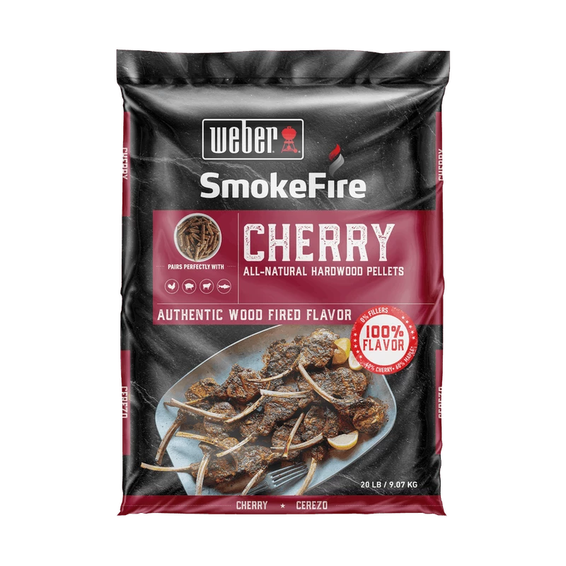 Weber Cherry All-Natural Hardwood Pellets 3 Weber Cherry All-Natural Hardwood Pellets