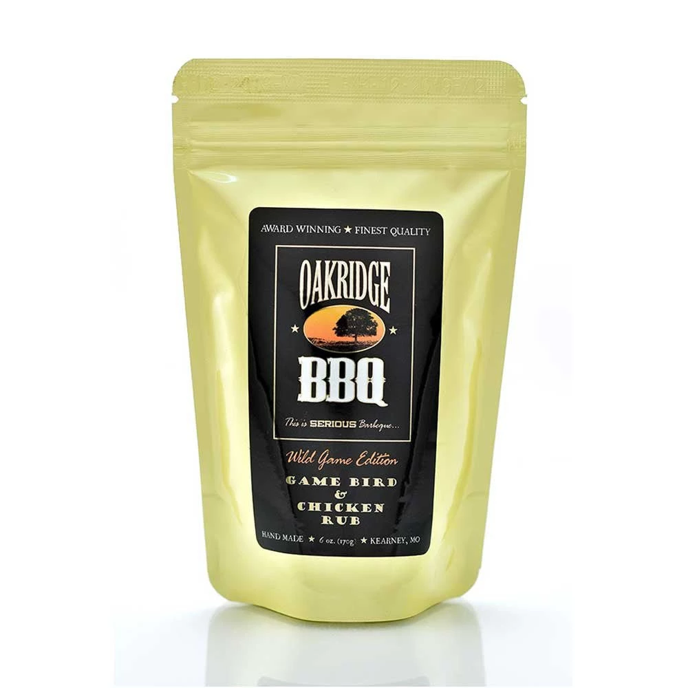 Oakridge BBQ Game Bird & Chicken Rub Sauces I Rubs 3 Oakridge BBQ Game Bird & Chicken Rub Sauces I Rubs