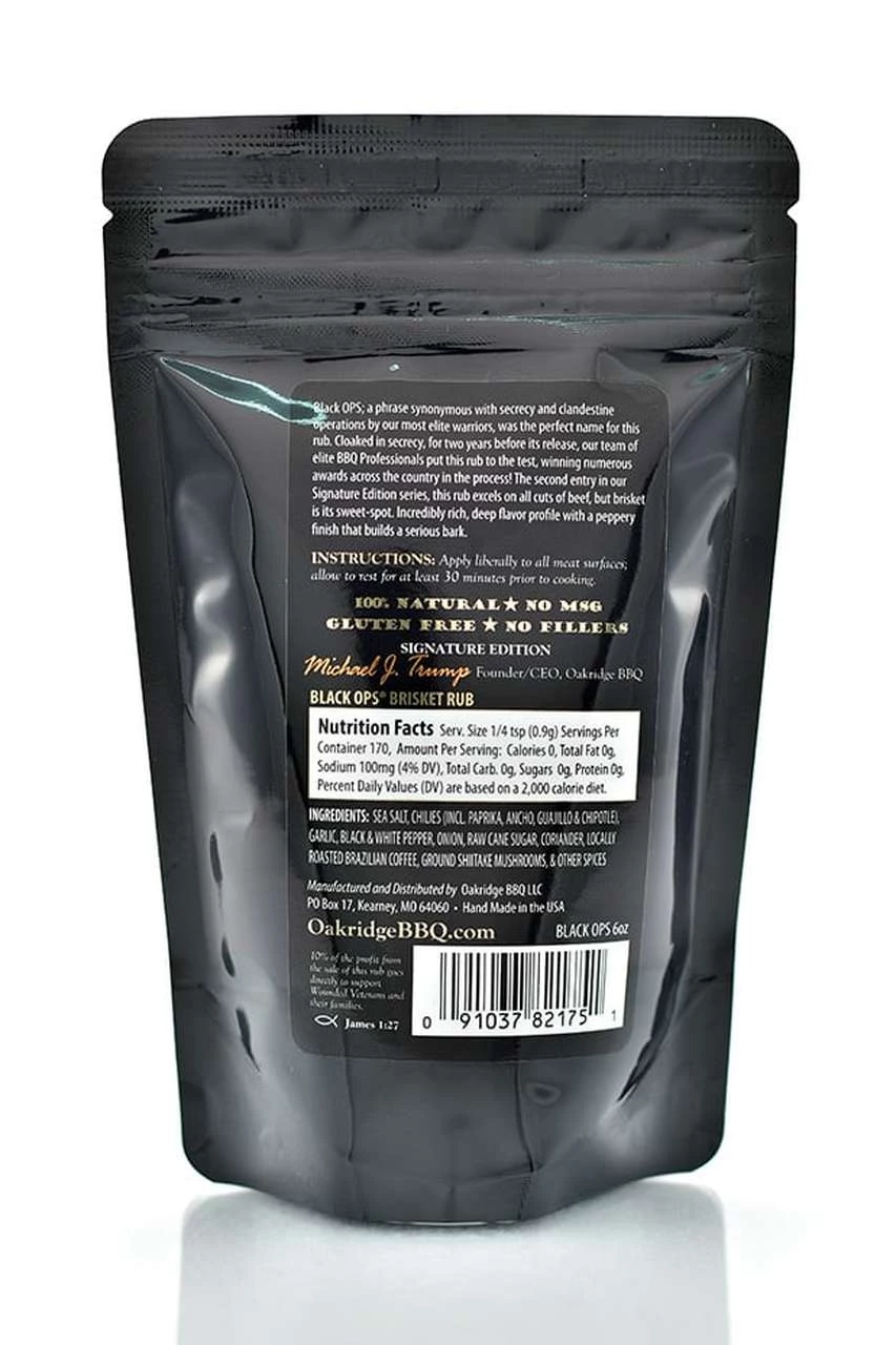 Sauces I Rubs Oakridge BBQ Black Ops Brisket Rub 4 Sauces I Rubs Oakridge BBQ Black Ops Brisket Rub