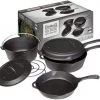 Camp Chef 6-Piece Seasoned Cast Iron Cookware Set