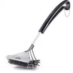 Napoleon BBQ Napoleon Triple-Row Grill Brush With Stainless Steel Bristles Cleaning