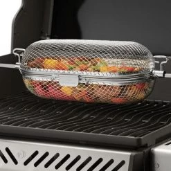 Napoleon BBQ Napoleon Stainless Steel Rotisserie Grill Basket