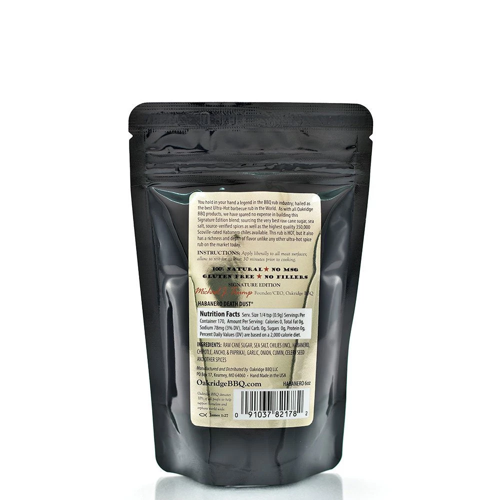 Oakridge BBQ Habanero Death Dust 4 Oakridge BBQ Habanero Death Dust