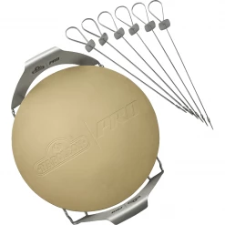 Napoleon BBQ Napoleon Pro Pizza Stone Pizza Stone With Skewers And Rack Cookware