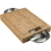 Napoleon BBQ Napoleon Pro Cutting Board With Stainless Steel Bowls Cookware