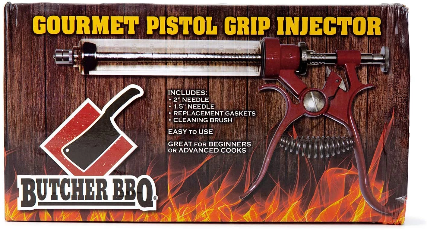 Butcher BBQ Sauces I Rubs Gourmet Pistol Grip Injector 3 Butcher BBQ Sauces I Rubs Gourmet Pistol Grip Injector