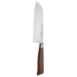 Cutlery Messermeister Royale Elite Kullenschliff Santoku Knife 7"