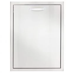 Blaze 20" Roll-Out Stainless Steel Double Trash / Recycling Bin