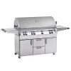 FireMagic Fire Magic Echelon Diamond E1060S 48" Propane Gas Grill W/ Side Burner, Rotisserie, & Analog Thermometer