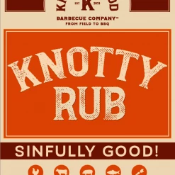 Knotty Wood BBQ Sauces I Rubs Knotty Rub Sinfully Good