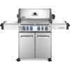 Napoleon BBQ Napoleon Prestige 500 Gas Grill With Infrared Rear Burner And Infrared Side Burner And Rotisserie Kit - Stainless Steel Grills I Smokers