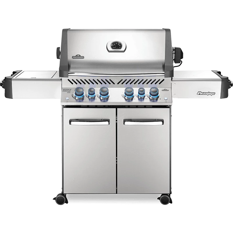 Napoleon BBQ Napoleon Prestige 500 Gas Grill With Infrared Rear Burner And Infrared Side Burner And Rotisserie Kit - Stainless Steel Grills I Smokers 3 Napoleon BBQ Napoleon Prestige 500 Gas Grill With Infrared Rear Burner And Infrared Side Burner And Rotisserie Kit - Stainless Steel Grills I Smokers