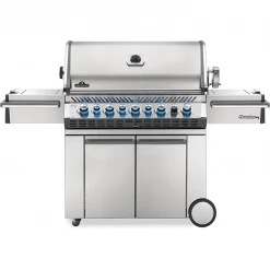 Napoleon BBQ Napoleon Prestige PRO 665 Gas Grill With Infrared Rear Burner And Infrared Side Burner And Rotisserie Kit