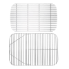 Grill Parts PK Grills Replacement Stainless Steel Cooking Grid And Charcoal Grate Bundle