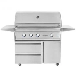 Twin Eagles 42" Grill Base W/ Storage Drawers, Single Door