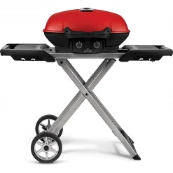Napoleon BBQ Napoleon TravelQ 285X With Scissor Cart And Griddle - Red