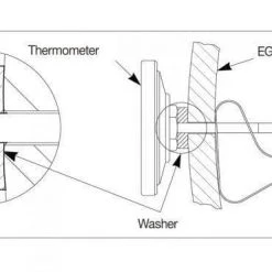 Big Green Egg Tel-Tru Temp Gauge 2