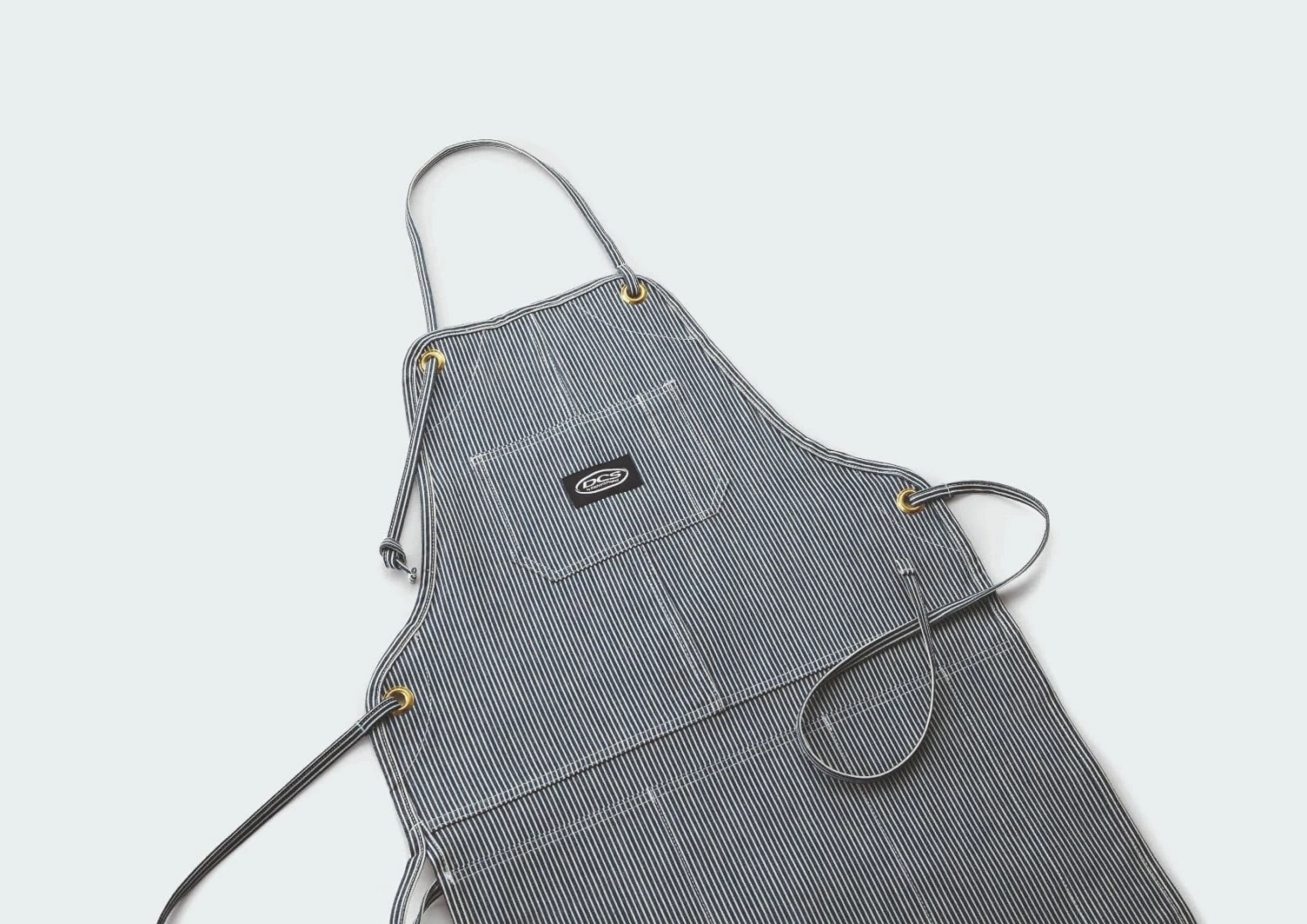 Aprons DCS Hickory Stripe Apron 3 Aprons DCS Hickory Stripe Apron