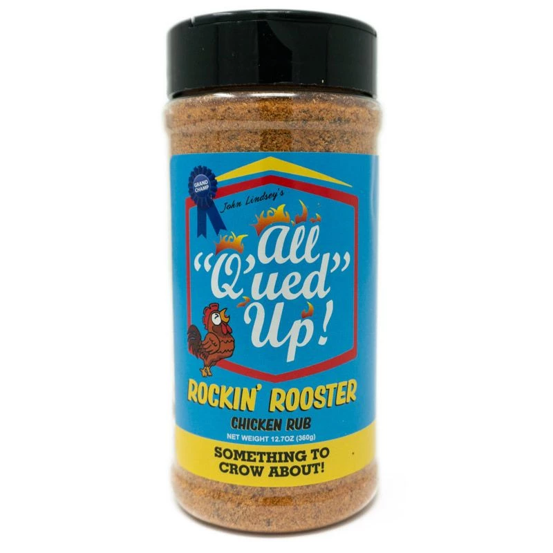 All Q'ued Up - Rockin' Rooster Chicken Rub 3 All Q'ued Up - Rockin' Rooster Chicken Rub