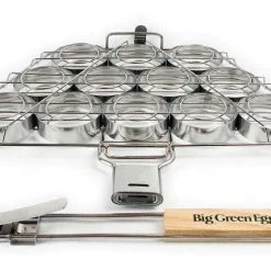 Big Green Egg Stainless Steel Slider Basket Grilling Accessories