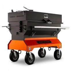 Charcoal Yoder Smokers 24x48 Competition Cart Flat Top