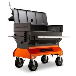 Charcoal Yoder Smokers 24x48 Competition Cart Flat Top