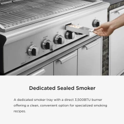 DCS Series 7 Traditional 48-Inch Built-In Gas Grill With Double Side Burner & Rotisserie