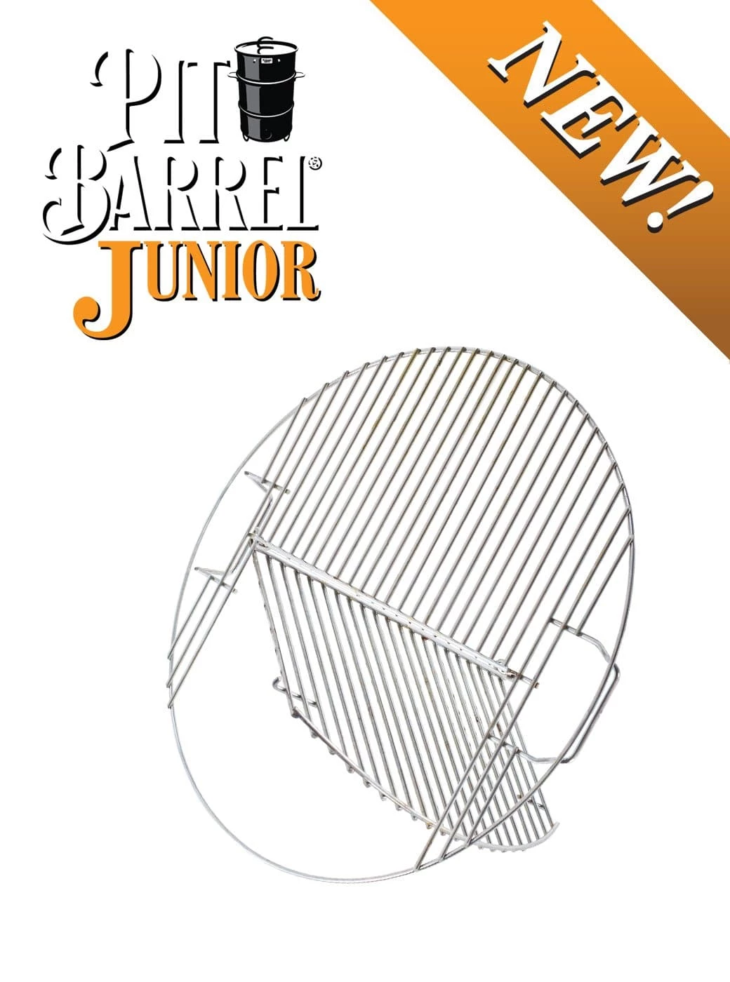 Pit Barrel Cooker Co PBC PIT BARREL JUNIOR Hinged Grate 14" Grilling Accessories 4 Pit Barrel Cooker Co PBC PIT BARREL JUNIOR Hinged Grate 14" Grilling Accessories