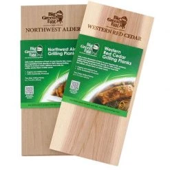 Big Green Egg Northwest Alder Natural Grilling Planks (2 Pack) Cookware