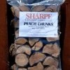 The Woodshed Peach Chunks - Sharpe Gourmet Cooking Wood Bag 2 The Woodshed Peach Chunks - Sharpe Gourmet Cooking Wood Bag