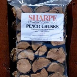 The Woodshed Peach Chunks - Sharpe Gourmet Cooking Wood Bag