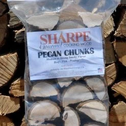 The Woodshed Pecan Chunks - Sharpe Gourmet Cooking Wood Bag Fuels