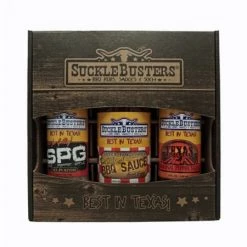 Sauces I Rubs Suckle Busters Gift Box Best Of Texas 3 Pack