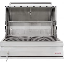 Blaze 32" Built-In Stainless Steel Charcoal Grill With Adjustable Charcoal Tray