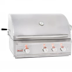 Blaze Professional LUX 34" 3-Burner Built-In Gas Grill With Rear Infrared Burner