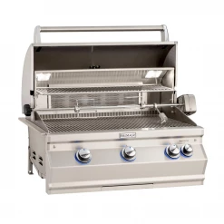 FireMagic Fire Magic A660I 30" Built-In Natural Gas Grill With Rotisserie And Analog Thermometer