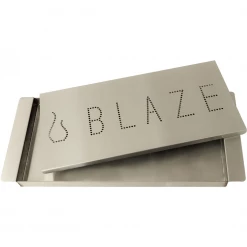 Blaze Extra Large Stainless Steel Smoker Box Grilling Accessories