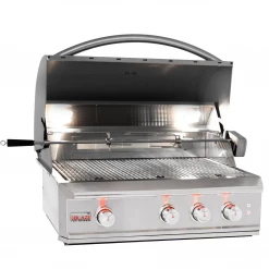 Blaze Professional LUX 34" 3-Burner Built-In Gas Grill With Rear Infrared Burner