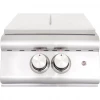 Blaze Premium LTE Built-In Propane High Performance Power Burner W/ Wok Ring & Stainless Steel Lid
