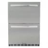 Outdoor Kitchen Blaze 23.5" 5.1 Cu. Ft. Outdoor Rated Stainless Steel Double Drawer Refrigerator