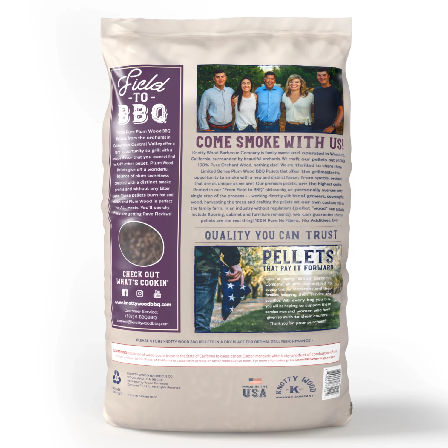 Knotty Wood BBQ Knotty Wood 100% Pure Plum Wood Pellets Fuels 4 Knotty Wood BBQ Knotty Wood 100% Pure Plum Wood Pellets Fuels