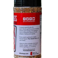 Killer Hogs Steak Rub Sauces I Rubs