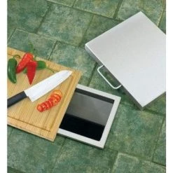 Twin Eagles Trash Chute, Bamboo Cutting Board Grilling Accessories