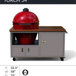 Challenger Designs 54" Torch Cart BBQ Islands