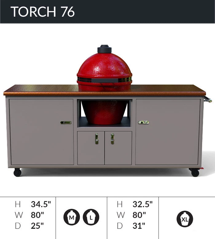 Challenger Designs 76" Torch Cart LG 3 Challenger Designs 76" Torch Cart LG